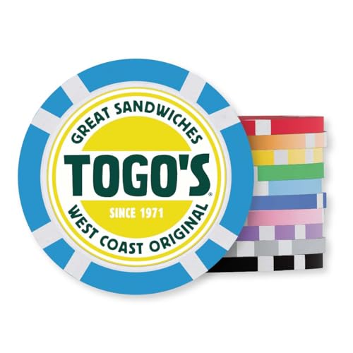 8 Stripe Custom Poker Chips, Personalized with Your Logo, Text, or Artwork - 100 Qty.