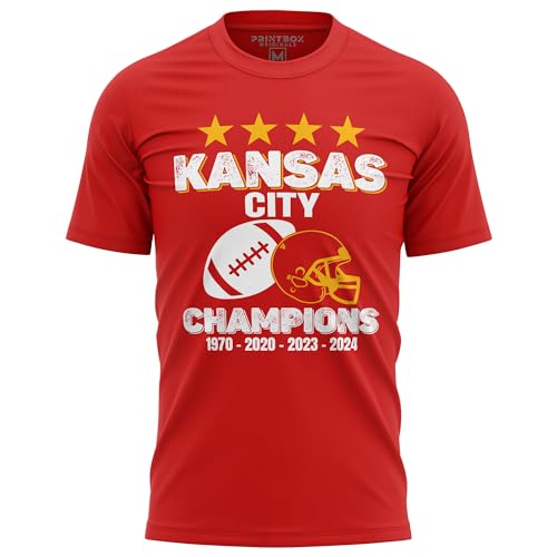 Kansas City Champions 2024 Mens T Shirt, Kansas Shirts for Men, Football Game Day Winners Top