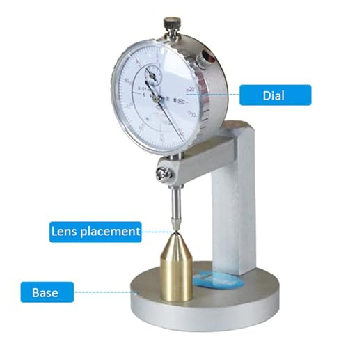 Calibrador de grosor de lente para gafas 0-10mm miniatura 3