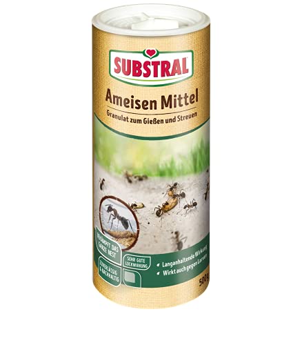 Preisvergleich Produktbild Substral Ameisenmittel, staubfreies Ködergranulat mit sehr guter Lockwirkung und zuverlässiger Nestwirkung, 500g Dose
