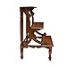 LILIS Tabouret Escabeau Échelle Étagère Tabouret en Bois Tabouret Escabeau Stepladder 3 Marches