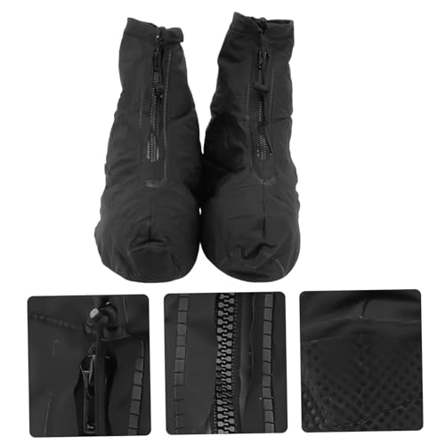 Cubrebotas Impermeables para Ciclismo Negro miniatura 7