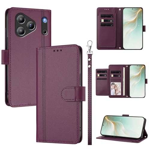 �X�}�z�P�[�X �Ή��@�� for Blackview Wave 7C �X�}�z�P�[�X�y�E�H���b�g�f�U�C�� �f���A���J�[�h�X���b�g �L���b�V�� �t���b�v���X�^���h �����h�~�zViolet