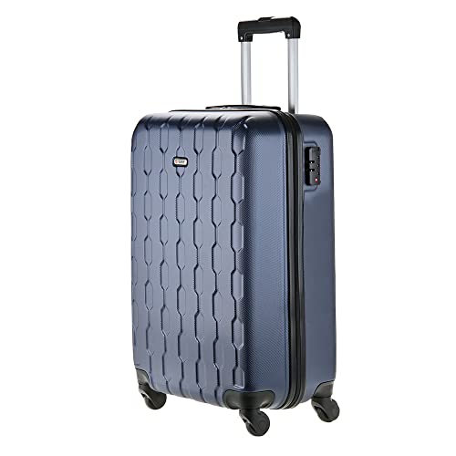 Mala de Bordo P Bagagem de Avião Viagem ABS Rígida c/ 4 Rodinhas 360 graus Polo London Club