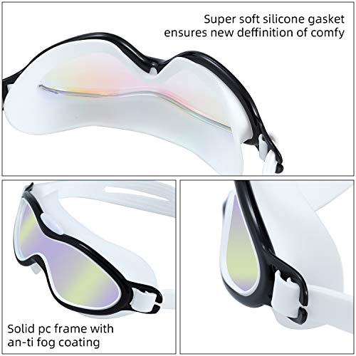 Zenottic Kids Swimming Goggles For Boys And Girls Anti Fog Mirror Coating Lens #TOP2