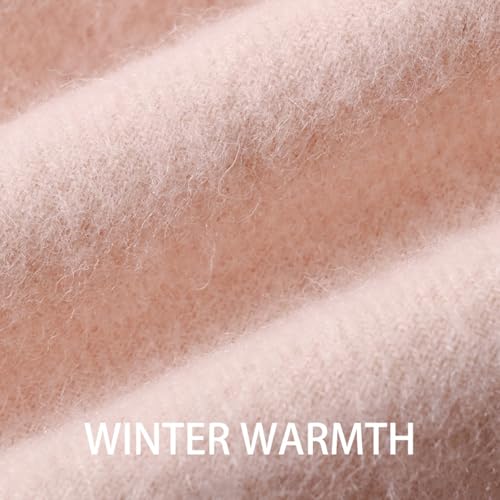 Personalized Women Scarf Pashmina Shawls Wraps for Evening Dress Wedding Bride Bridesmaid Gifts Winter Pink Scarves3