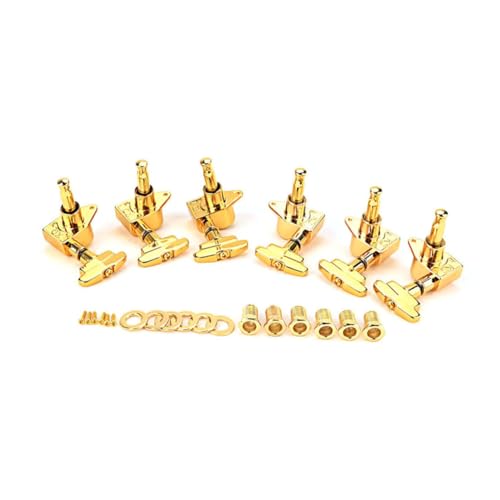 Sosoport 1Set Guitar Tuning Peg Machine Head for Acoustic Electric Guitars Easy Installation Durable Performance Replacement for Musicians