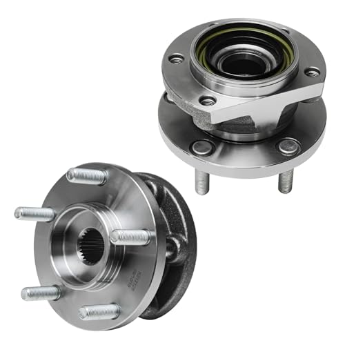Image of Detroit Axle - AWD Rear 2pc Wheel Bearing Hubs for Dodge Grand Caravan