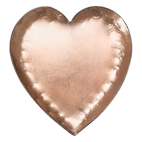 Creative Co-Op Vintage Heart Dish Cover