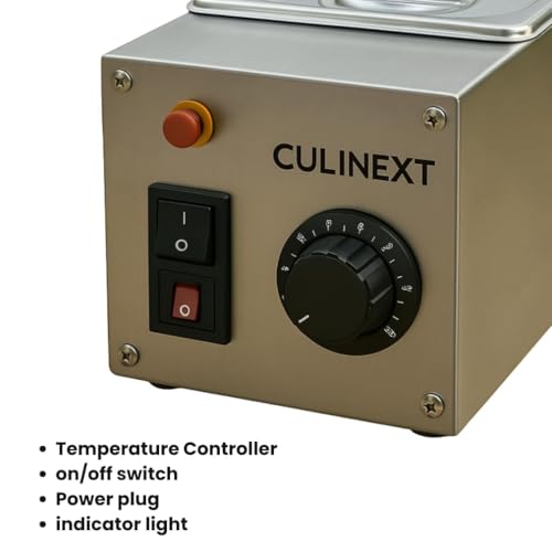 Image of 3-Pot 5kg Chocolate Melter | SS304 | 1000W | Commercial Electric Food Warmer | Removable GN Pans | Adjustable Temperature (Up to 100C) | 6 Months Replacement Warranty
