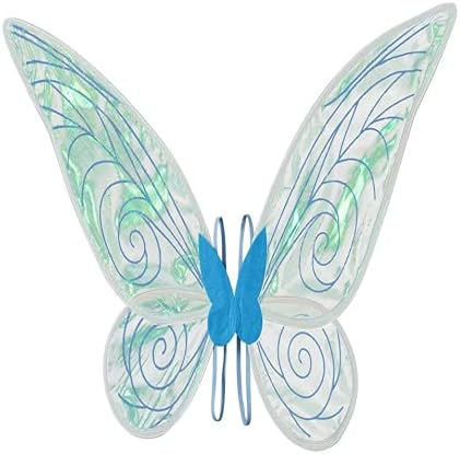 Fairy Wings for Girls,Halloween Butterfly Fairy Wings Costume for Fairy Costumes Sparkle Fairy Princess Wings Party Favor