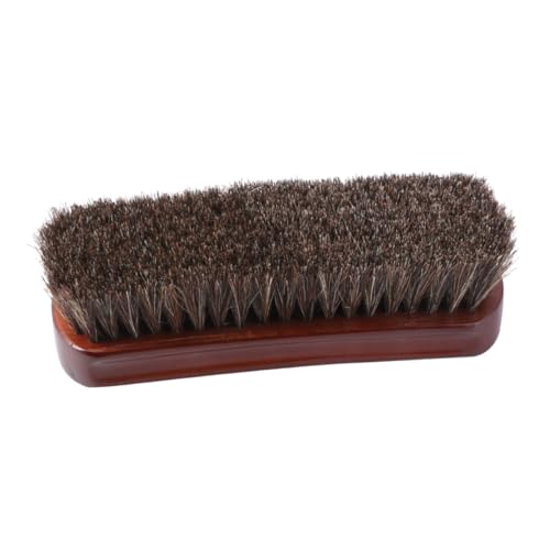 ROMISBABA 1 Pieza Cepillo portátil Cleaning Brush Cepillo de Limpieza de Zapatos Cepillo de Zapatos De Madera