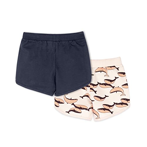 Image of Real Basics Premium Cotton Printed Shorts for Girls (Pack of 2)