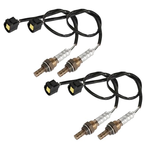 2004-2007 O2 Oxygen Sensors Upstream Downstream Compatible for Chrysler 300, Dodge Dakota Durango, Jeep Grand Cherokee Wrangler, Ram 1500 2500, 2.4L 2.5L 3.7L 4.0L, Replaces 56028994AA 56028994AB
