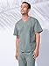 Cherokee Scrubs for Men V-Neck Top, Workwear Professionals Soft Stretch WW675, L, Olive
