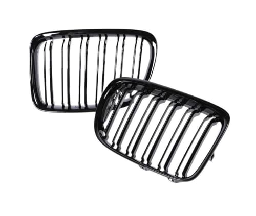 Parrillas para parachoques de BMW X1 E84 con elegante acabado estilo fibra de carbono