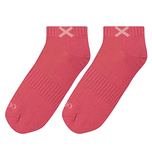 Image of Odd Sox - Basix Heather Athletic Ankle Socks - Performance Comfort Cotton Cushioned Breathable Arch Support - Unisex Sizing