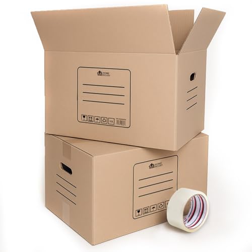 MERCURY Cajas Mudanza y Almacenaje 10 Unidades 43x30x25CM 32L