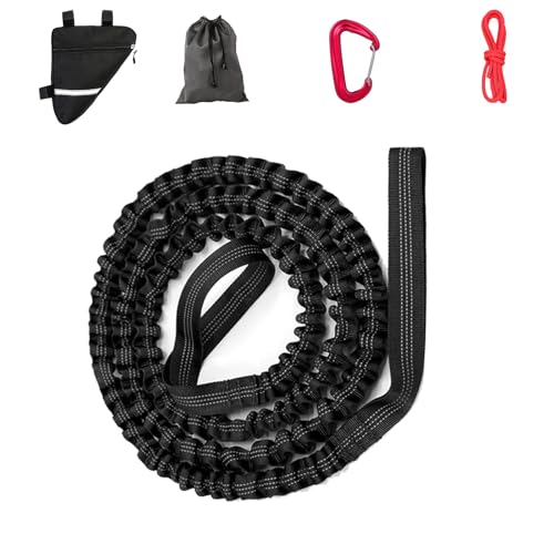 Bicycle Tow Rope, 3 Meters Elastic Bicycle Tow Strap, Elastic Rec...