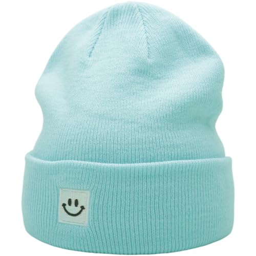 Image of 55cube Unisex Winter Beanie Hats Warm Thick Knit Cuffed Skullcaps