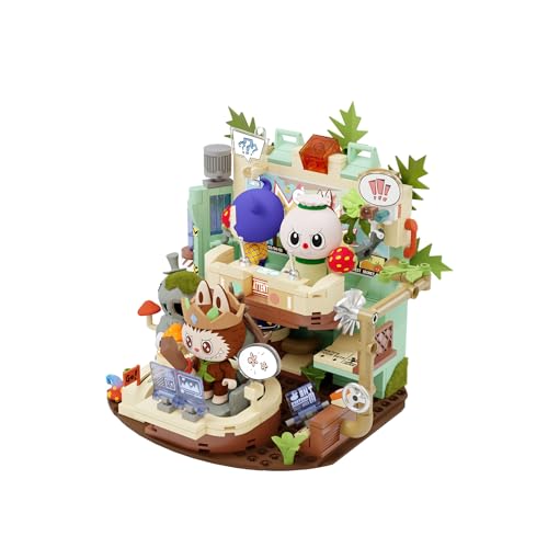 Image of POP MART THE Monsters Forest Secret Base Series Blocks - Playful Home, Labubu Building Toy Set, Interactive Building Toy for Kids, Boys, and Girls