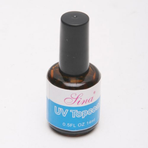 Topcoat Top Coat Acrylic Nail Art Polish Gloss Gel UV