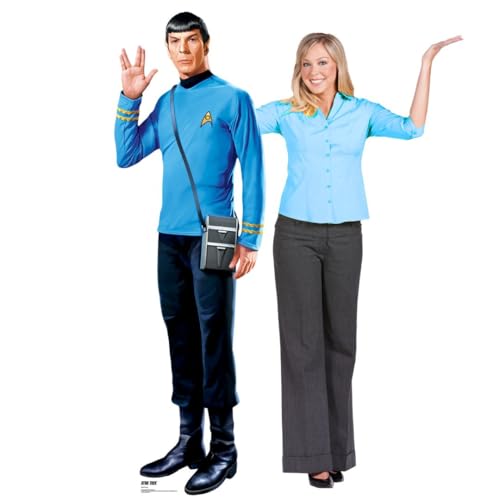 Star Cutouts SC4674 Spock Cartón Recortado de Altura 184 cm, Ideal para temática de Star Trek, Fiestas, cumpleaños, coleccionistas y fanáticos, decoración de Habitaciones y Eventos