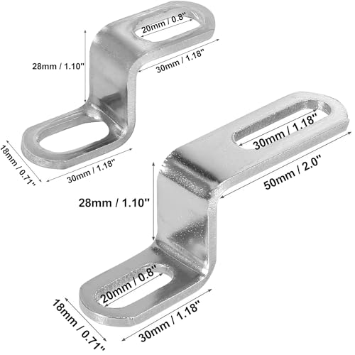Yehveh OPL0056 2 Pack Motorcycle Exhaust Muffler Pipe Bracket Hanger Mount Connector Z Support Stand Joint thumb #1