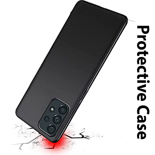 Image of TheGiftKart Back Cover Case for Samsung Galaxy A53 5G Back Cover Case | Soft Silicon Rubberised Matte Cover | Protective Sleek Profile | Camera Protection Bump Back Case for Samsung A53 5G (Black)