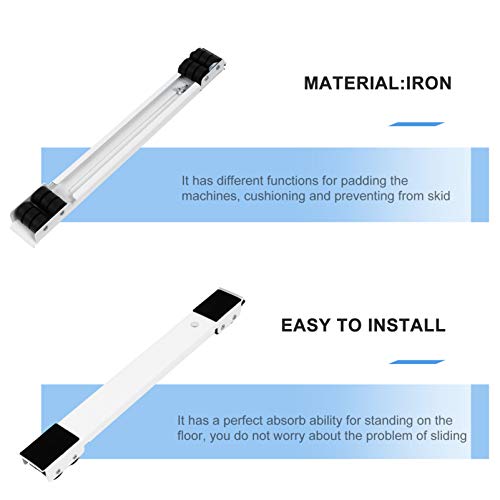 FRCOLOR Suporte de Geladeira Máquina de Lavar Móveis Base de Rolo Dolly Movendo Carrinho Móvel Unive