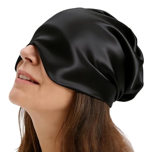 Faraday Hat,EMF Protection Sleeping Cap,Silver Fabric Bonnet for Sleeping,EMF Hat Blocks 99% of WiFi,Bluetooth,Cell Towers,5G 4G Shielding