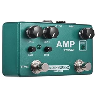 Smooth, round, balanced, low-to-medium gain overdrive Slight overdrive to mild distortion Great dynamic response and open sound Independent Switching Between Boost Channel And Overdrive Channel Power Supply: DC9V