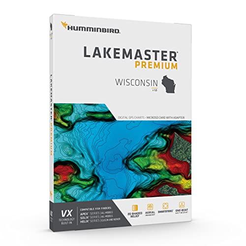 Image of Humminbird LakeMaster Premium Map SD Card for Fish Finders
