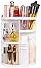 Produktbild Make up Organizer, ELOKI 360 Grad Drehbarer Kosmetikorganizer Einstellbarer Multifunktionale Aufbewahrungsbox, Großer Stauraum, 7 Verstellbare Ebenen, Weiß