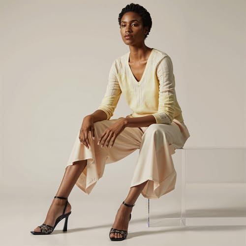 Image of QIY Strappy Heels for Women Heeled Sandals Square Toe Heel Ankle Strap Stiletto Mesh High Heels Dress Shoes