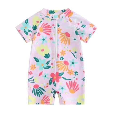 Geagodelia Floral Toddler Swimming Costume Cover