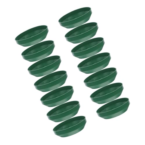 Abaodam 14pcs Flower Mud Fixing Plate Aesthetic Large Foam Florist Pink Floral Foam for Artificial Flower Arrangements Base Tray Dried Pick Decorative Arranging Plastic Green