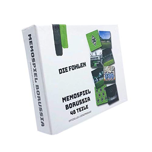 Unbekannt Die Fohlen Memospiel Borussia 48 Teile - Memory Offizielles Lizenzprodukt - Fußball Fußballmanschaft