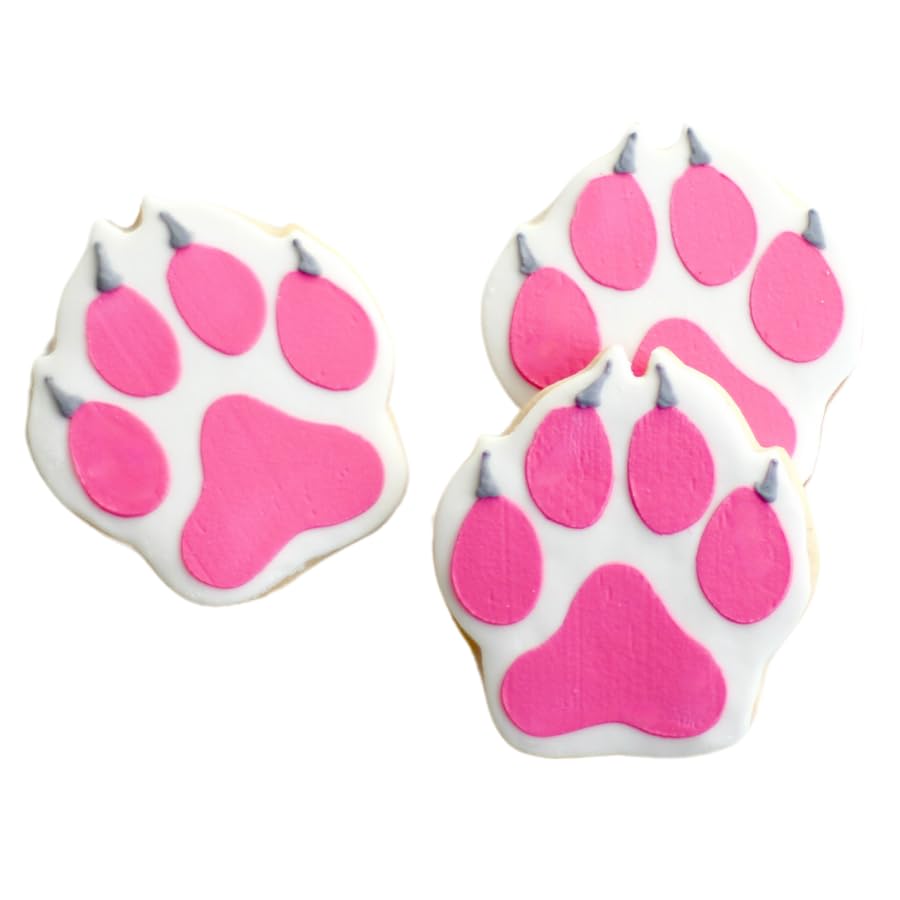 1 Dz. Paw Cookies! Dog Sports for Generations to Come! Birthday Themed, Puppy Party Favors or Baby Gift!