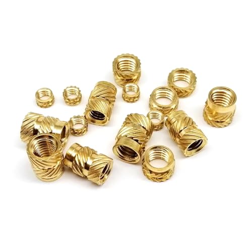 TULDYS 100 ^J  ߍ݃CT[gibg lWLbgZbg M1.4M1.6 M2 M2.5 M3 M4 M5 M6 MnZ 3Dvg cC[bg˂(M6 100pcs)