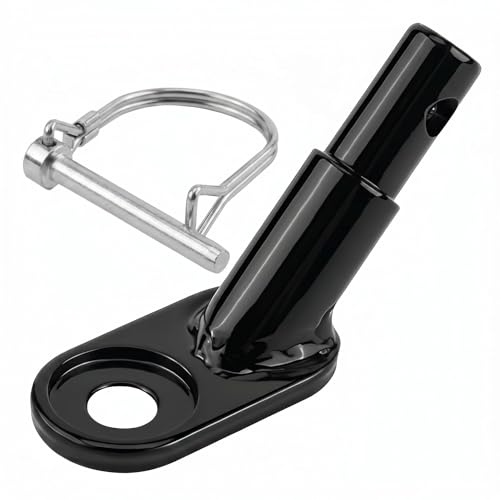 Attache Remorque Vélo Universelle avec Goupille Sécurité, Fixation Remorque en Acier Alliage,...