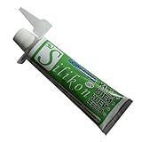 JaBa Silicona para acuario, color negro, 60 ml