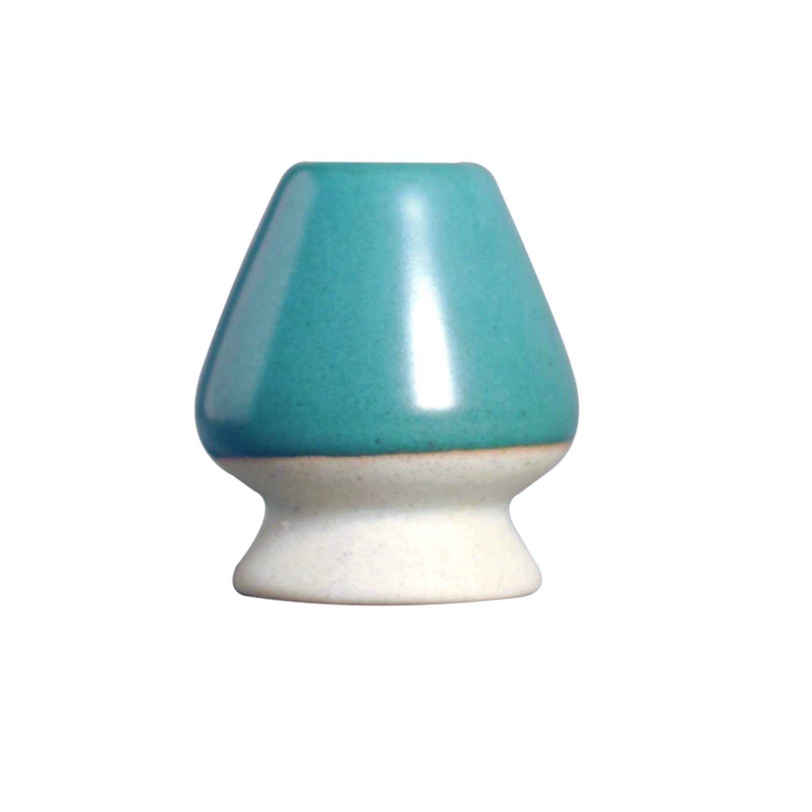 U-D Matcha Tea Whisk Holder Ceramic Holder Chasen Stand fit for Traditional Japanese Tea Matcha Chasen Tea Set Accessories (Green)