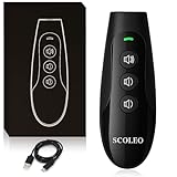 SCOLEO Anti Barking Device for Dogs - Ultrasonic Dog Trainer with VF Tech, 3 Modes Bark Control, Rechargeable Dog Bark Deterrent for Behavior Correction - Indoor & Outdoor Use