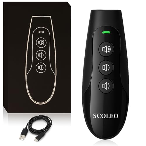 SCOLEO Anti Barking Device for Dogs - Ultrasonic Dog Trainer with VF Tech, 3 Modes Bark Control, Rechargeable Dog Bark Deterrent for Behavior Correction - Indoor & Outdoor Use
