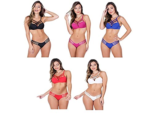 Lingerie Atacado C/ 10 Conjuntos Lingerie Atacado 2 Modelos (M)