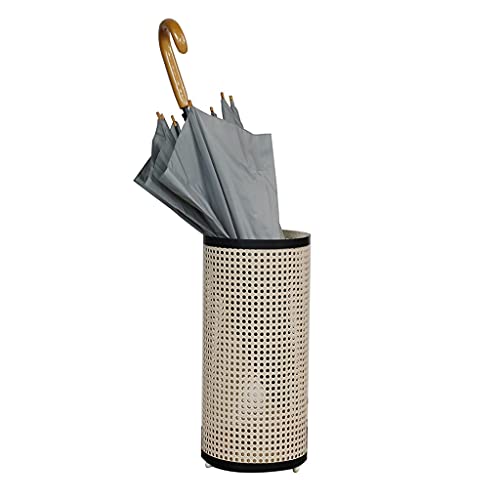 Support de fleurs en métal effet rotin tressé haut de gamme 47.5cm