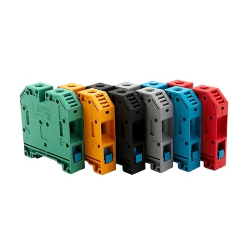 Bloque de terminales carril Din MRK35, borne de paso para cable eléctrico de 35mm²