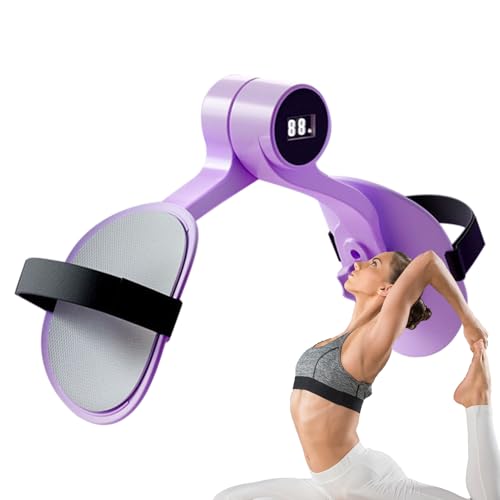 Yianyal Ejercitador interior de muslos – Dispositivo de ejercicio pélvico – Inteligente portátil activador muscular fortalecedor tonificante para recuperación posparto, entrenamientos en casa