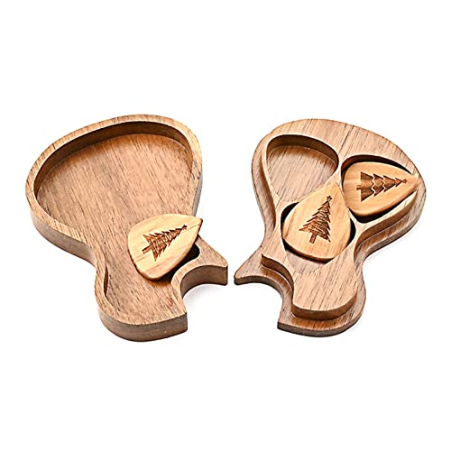 Plumdrop Boîte à médiators en bois avec 3 médiators en forme de guitare, étui en forme de guitare, boîte de guitare basse, instrument de musique - Les Beatles, Paul McCartney, John Lennon, RIngo Starr, George Harrison Plumdrop Boîte à médiators en bois avec 3 médiators en forme de guitare, étui en forme de guitare, boîte de guitare basse, instrument de musique – Image 7